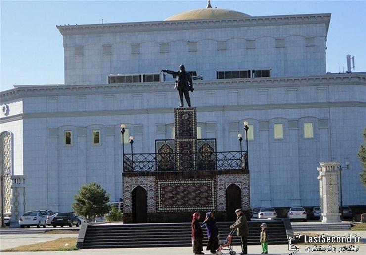 مجسمه لنین جاذبه گردشگری عشق آباد تصاویر مجسمه لنین جاذبه گردشگری عشق آباد