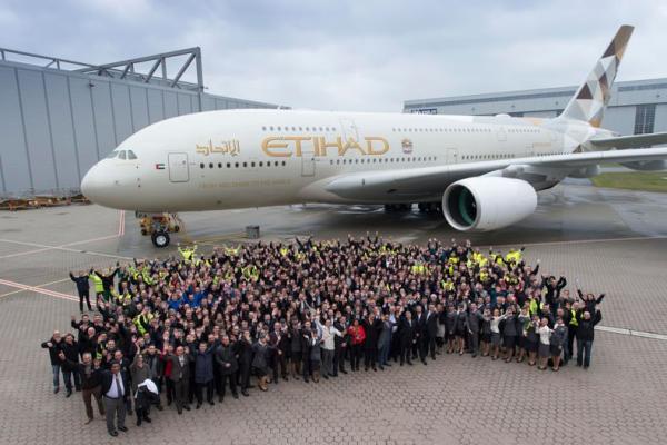 شرکت هواپیمایی اتحاد، برنده جایزه بهترین شرکت هواپیمایی سال